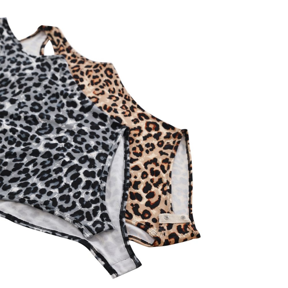 Leopard Print Racer back bodysuit - Picture 3 of 3